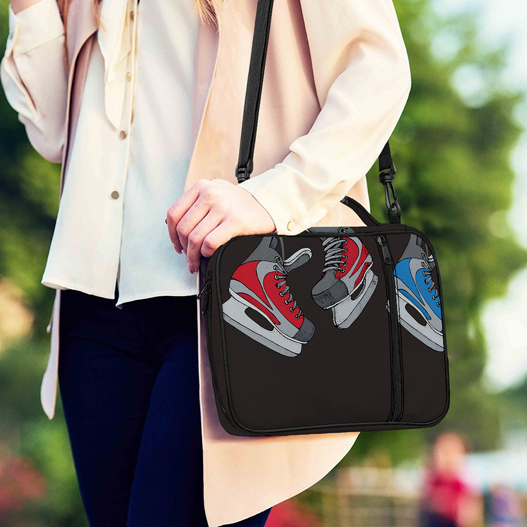 Ice Hockey Skates Print Shoulder Strap Bible Bag