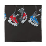 Ice Hockey Skates Print Silk Bandana