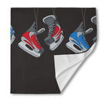 Ice Hockey Skates Print Silk Bandana