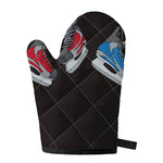 Ice Hockey Skates Print Single Oven Mitt