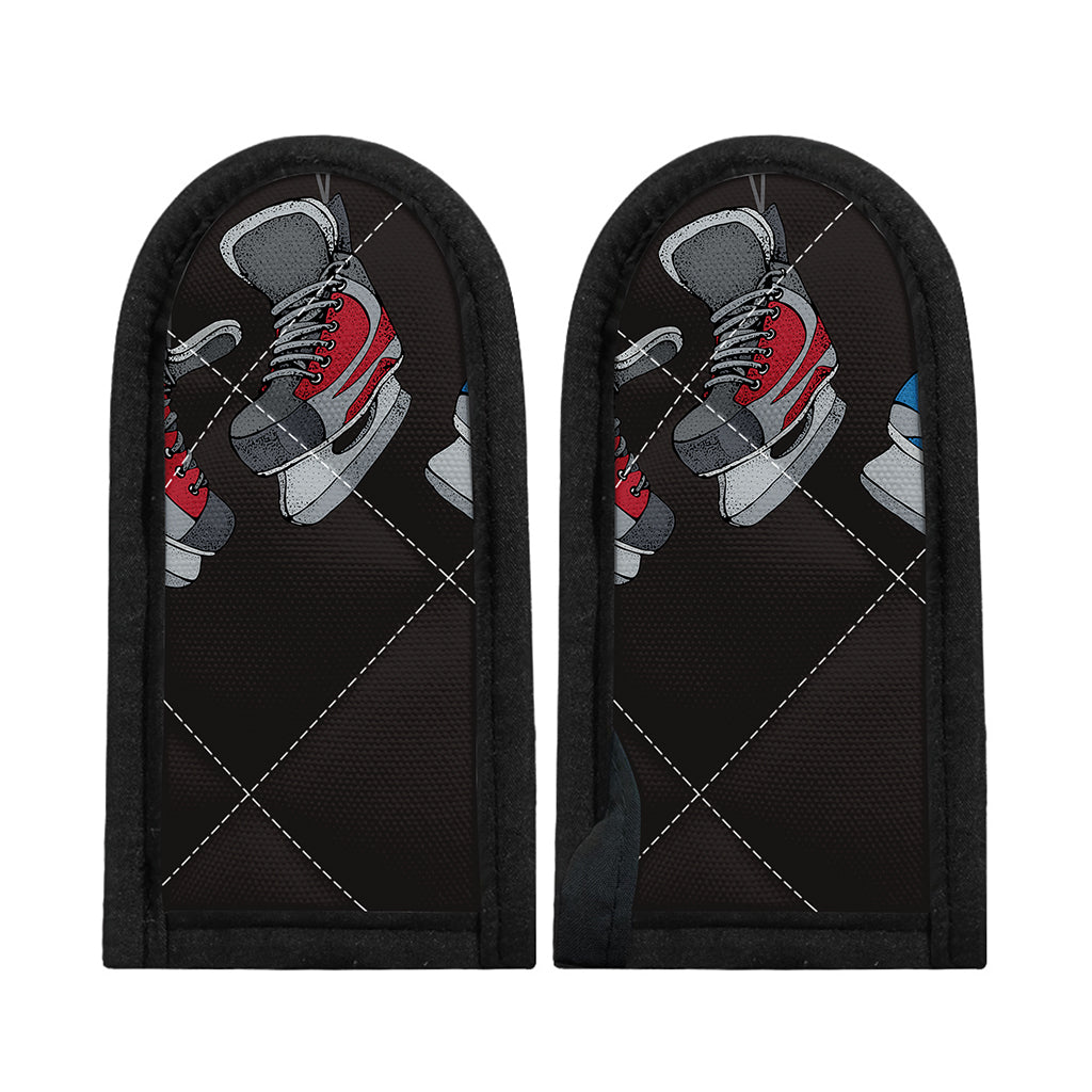 Ice Hockey Skates Print Skillet Handle Cover