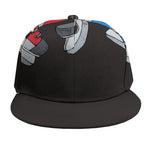 Ice Hockey Skates Print Snapback Cap