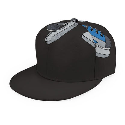 Ice Hockey Skates Print Snapback Cap