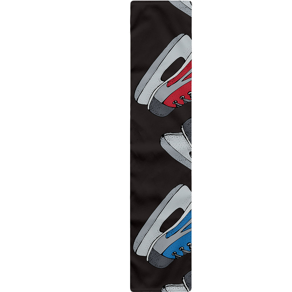 Ice Hockey Skates Print Table Runner