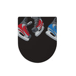 Ice Hockey Skates Print Toilet Lid Cover