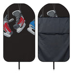 Ice Hockey Skates Print Waterproof Car Seat Cover