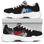 Ice Hockey Skates Print White Chunky Shoes
