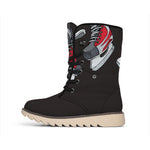 Ice Hockey Skates Print Winter Boots