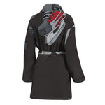 Ice Hockey Skates Print Women's Bathrobe