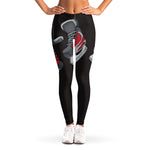 Ice Hockey Skates Print Women's Leggings