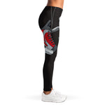 Ice Hockey Skates Print Women's Leggings
