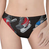 Ice Hockey Skates Print Women's Thong