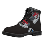 Ice Hockey Skates Print Work Boots