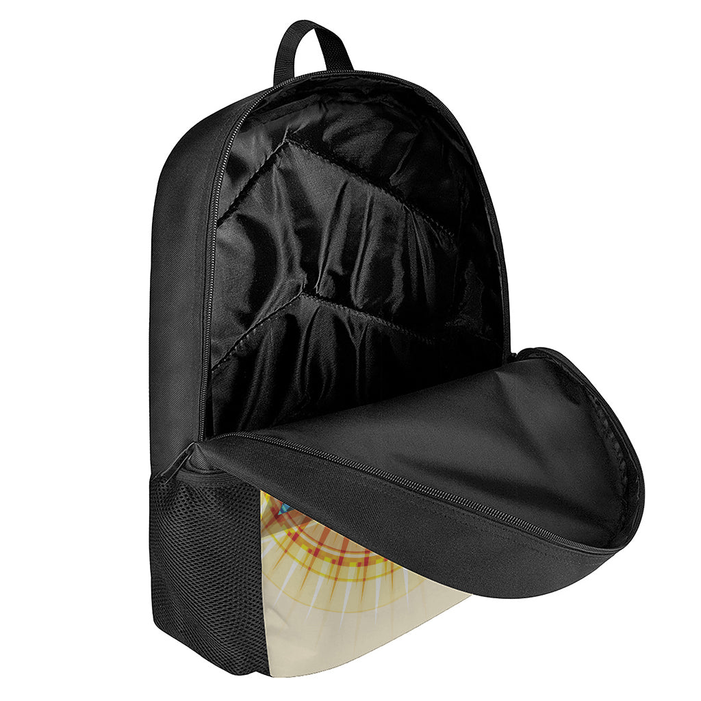 Illuminati Eye of Providence Print 17 Inch Backpack
