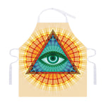 Illuminati Eye of Providence Print Adjustable Apron