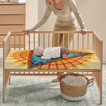 Illuminati Eye of Providence Print Baby Crib Sheet