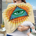 Illuminati Eye of Providence Print Baby Seat Cover