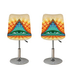 Illuminati Eye of Providence Print Bar Stool Covers