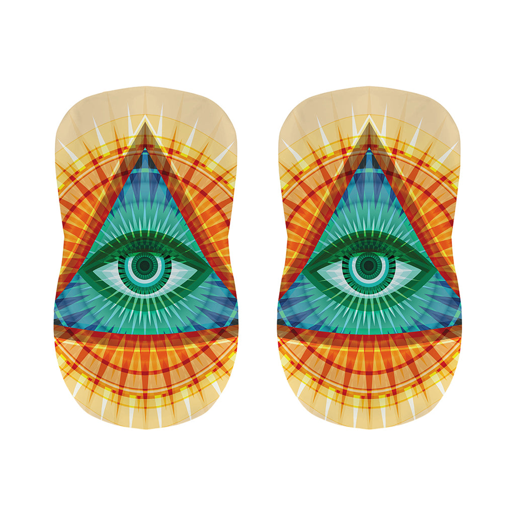 Illuminati Eye of Providence Print Bar Stool Covers