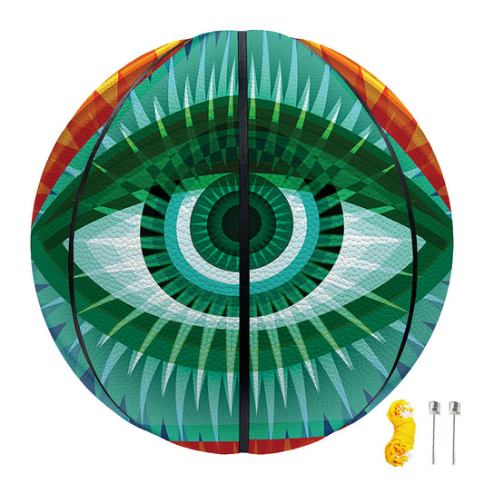 Illuminati Eye of Providence Print Basketball