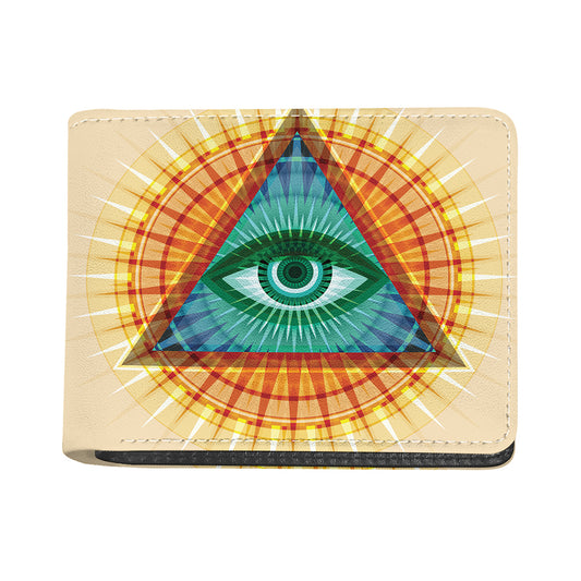 Illuminati Eye of Providence Print Bifold Wallet