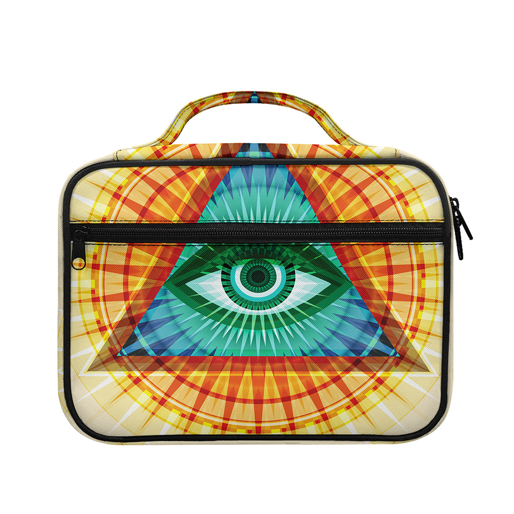 Illuminati Eye of Providence Print Briefcase Bible Bag