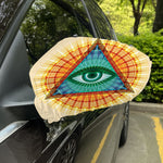 Illuminati Eye of Providence Print Car Side Mirror Covers