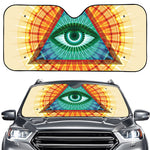 Illuminati Eye of Providence Print Car Windshield Sun Shade