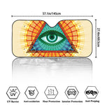 Illuminati Eye of Providence Print Car Windshield Sun Shade