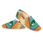 Illuminati Eye of Providence Print Casual Shoes