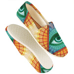 Illuminati Eye of Providence Print Casual Shoes