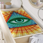 Illuminati Eye of Providence Print Changing Pad Cover