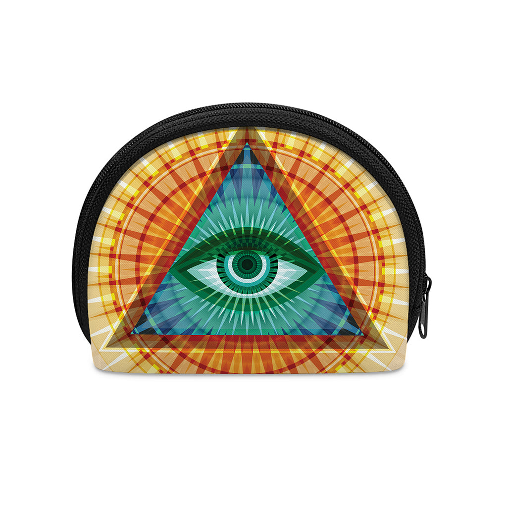Illuminati Eye of Providence Print Coin Purse