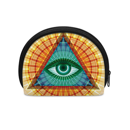 Illuminati Eye of Providence Print Coin Purse