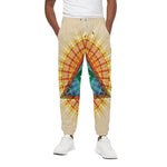 Illuminati Eye of Providence Print Cotton Pants