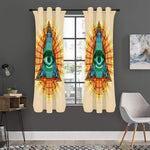 Illuminati Eye of Providence Print Curtain