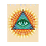 Illuminati Eye of Providence Print Curtain