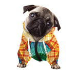 Illuminati Eye of Providence Print Dog Zip Up Hoodie