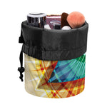 Illuminati Eye of Providence Print Drawstring Makeup Bag