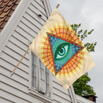 Illuminati Eye of Providence Print House Flag