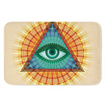 Illuminati Eye of Providence Print Indoor Door Mat