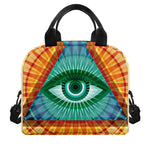 Illuminati Eye of Providence Print Insulated Lunch Bag