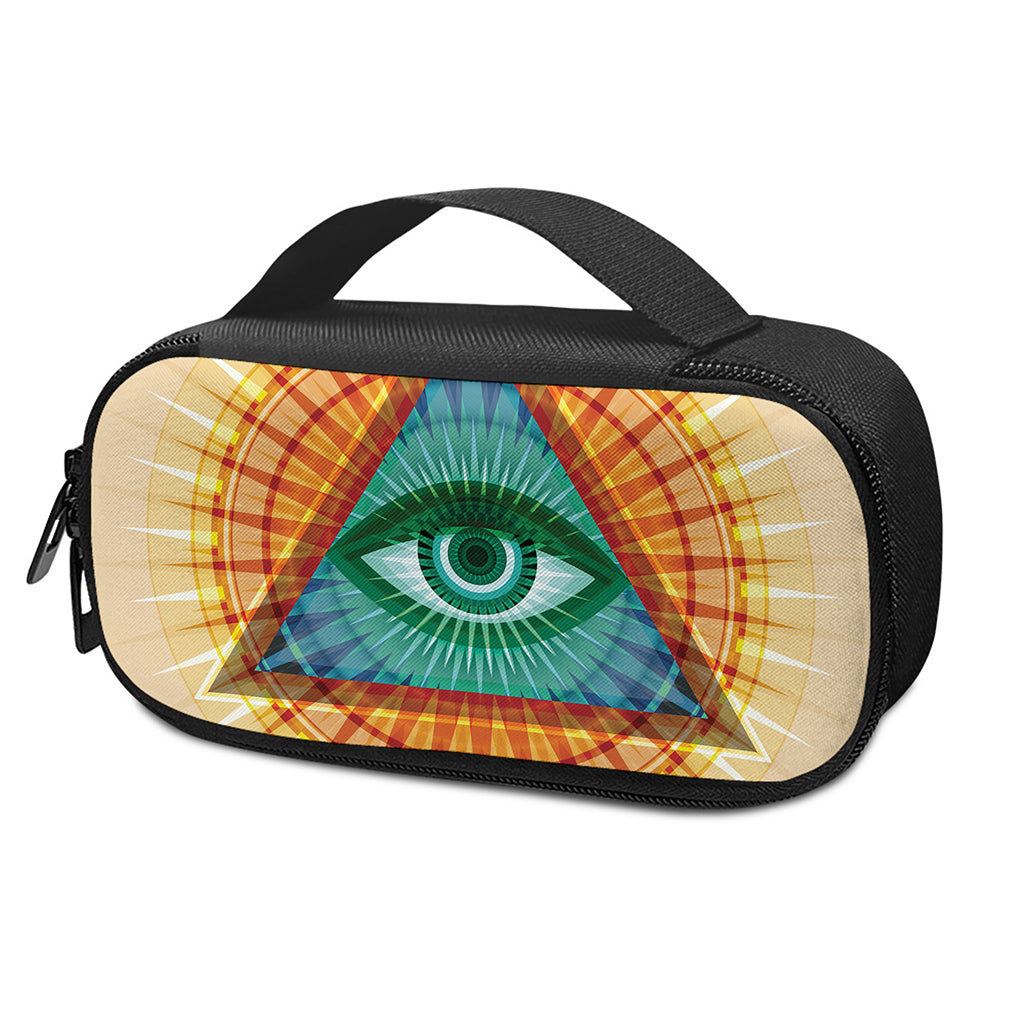 Illuminati Eye of Providence Print Insulin Cooler Travel Case