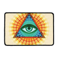 Illuminati Eye of Providence Print Kitchen Mat