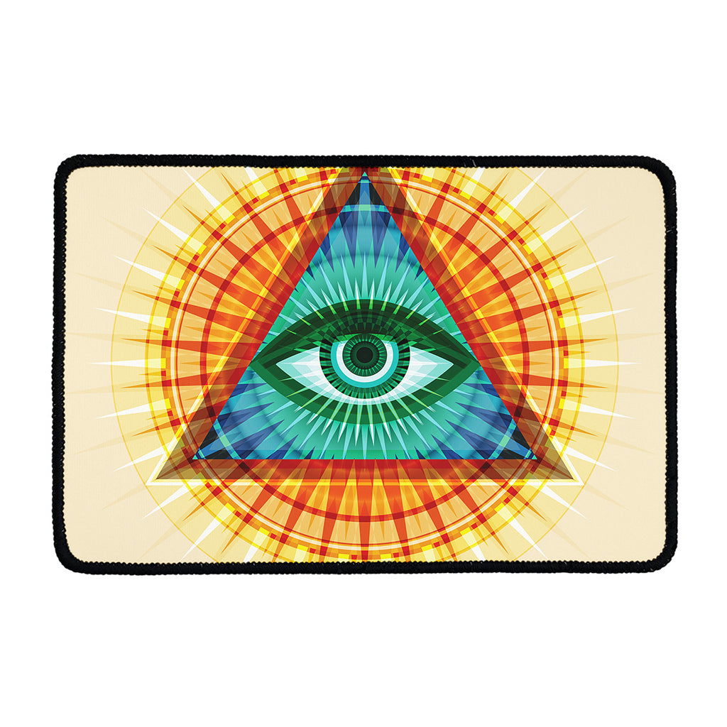 Illuminati Eye of Providence Print Kitchen Mat