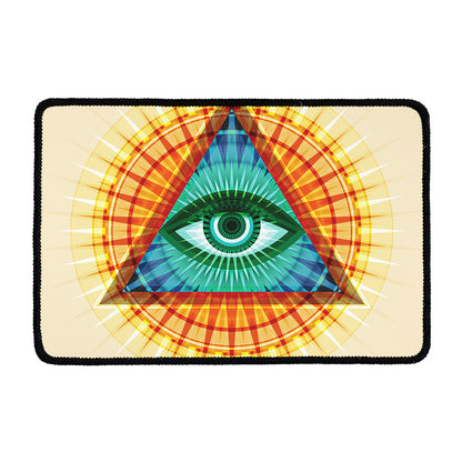 Illuminati Eye of Providence Print Kitchen Mat