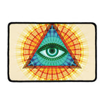 Illuminati Eye of Providence Print Kitchen Mat