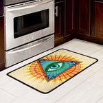 Illuminati Eye of Providence Print Kitchen Mat
