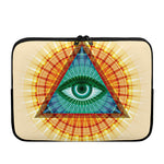 Illuminati Eye of Providence Print Laptop Sleeve