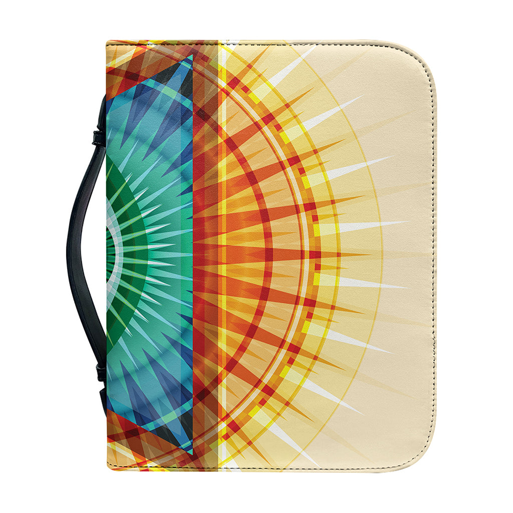Illuminati Eye of Providence Print Leather Bible Cover